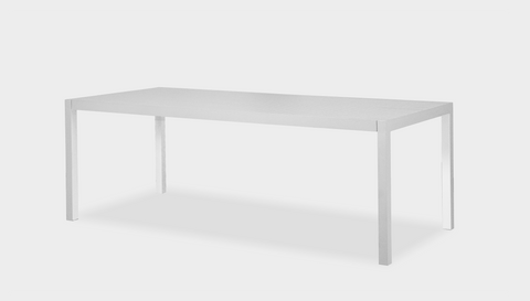 reddie-raw outdoor table 160L x 90D x 75H *cm / Metal~White Mimi Outdoor Dining Table Metal