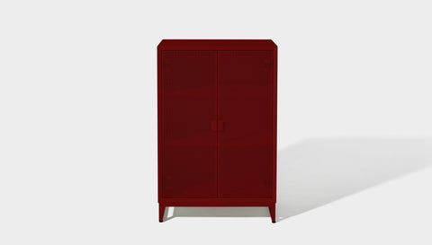 reddie-raw storage cupboard 60W x 45D x 90H  *cm (no planter box) / Lacquer~Rust NCW Metal Storage Unit (with and without planter)