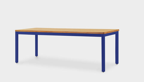 reddie-raw rectangular 160L x 90D x 75H *cm / Solid Reclaimed Wood Teak~Oak / Metal~Navy Ronda Rectangular Table