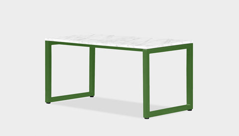 reddie-raw rectangular coffee table 90 x 45 x 45H *cm / Stone~White Veined Marble / Metal~Green Suzy Coffee Table Rectangular/Bench