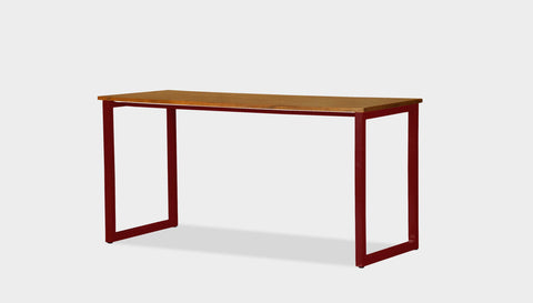 reddie-raw desk 150L x 60D x 75H *cm / Solid Reclaimed Wood Teak~Natural / Metal~Rust Suzy Desk