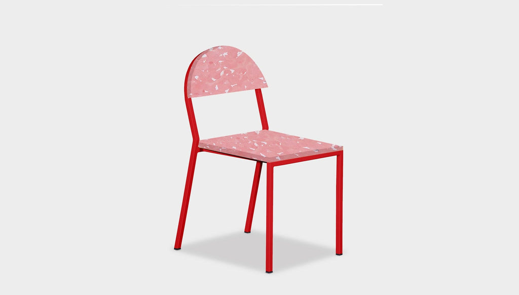 reddie-raw stool Suzy Stackable Recycled Plastic Dining Chair