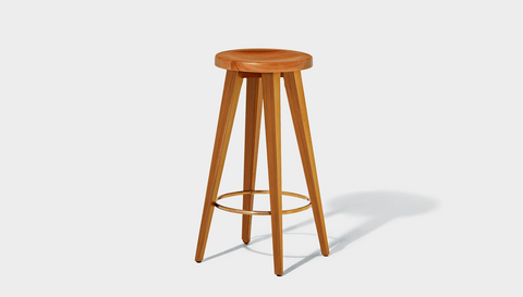 reddie-raw stool 32 dia x 65H *cm / Solid Reclaimed Wood~Natural / Solid Reclaimed Wood~Natural Vinny Counter Stool