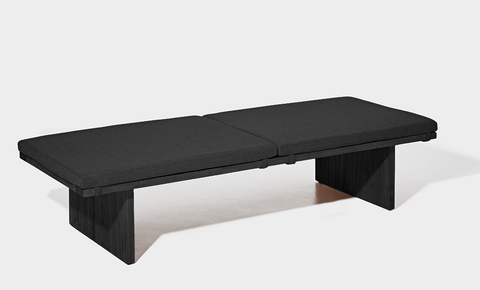 reddie-raw daybed 180W x 70D x 40H (cm) / Fabric~Vienna Black / Wood Teak~Black Bob Day Bed