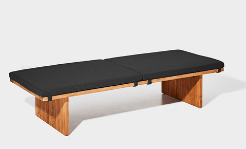 reddie-raw daybed 180W x 70D x 40H (cm) / Fabric~Vienna Black / Wood Teak~Natural Bob Day Bed