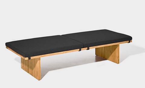 reddie-raw daybed 180W x 70D x 40H (cm) / Fabric~Vienna Black / Wood Teak~Oak Bob Day Bed