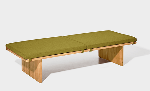 reddie-raw daybed 180W x 70D x 40H (cm) / Fabric~Vienna Moss / Wood Teak~Oak Bob Day Bed