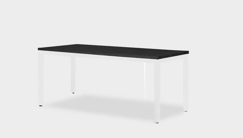 reddie-raw desk 150L x 60D x 75H *cm / Wood Teak~Black / Metal~White Bob Desk