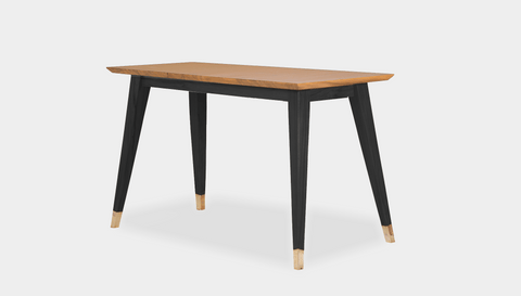 reddie-raw desk 150L x 60D x 75H *cm / Wood Teak~Natural / Wood Teak~Black Vinny Desk