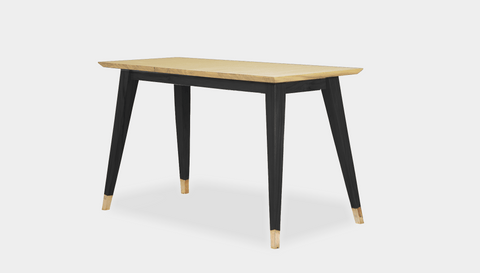 reddie-raw desk 150L x 60D x 75H *cm / Wood Teak~Oak / Wood Teak~Black Vinny Desk