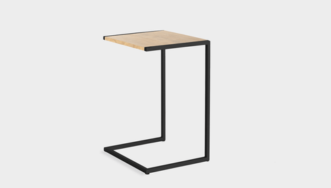 reddie-raw laptop table 45W x 40D x 65H *cm / Wood-Veneer~Oak / Metal~Black Suzy Laptop Table