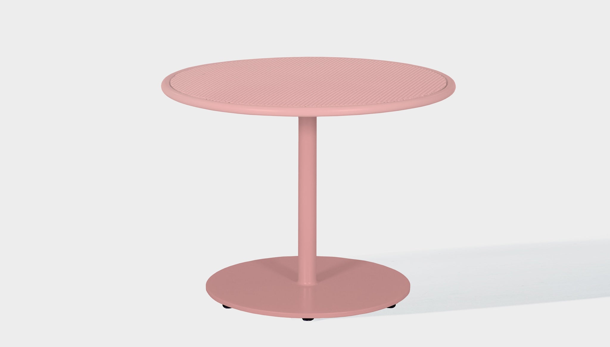 reddie-raw outdoor coffee table 90dia x 45 H *cm / Metal~Pink Bob Outdoor Pedestal Coffee Table Metal