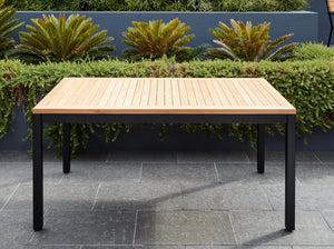 reddie-raw outdoor dining table rectangle Bob Outdoor Table