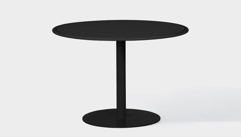 reddie-raw outdoor dining table round 120dia x 75H *cm / Metal~Black Bob Outdoor Pedestal Table- Metal