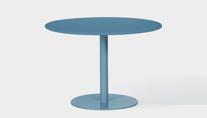 reddie-raw outdoor dining table round 120dia x 75H *cm / Metal~Blue Bob Outdoor Pedestal Table- Metal