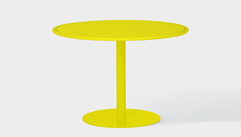 reddie-raw outdoor dining table round 120dia x 75H *cm / Metal~Yellow Bob Outdoor Pedestal Table- Metal