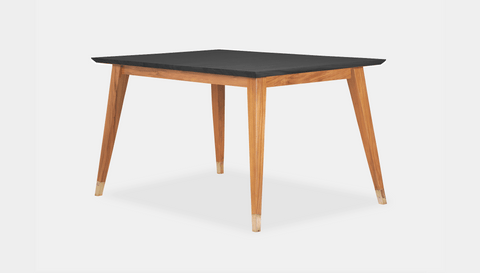 reddie-raw rectangular 160L x 90D x 75 H *cm / Wood Teak~Black / Wood Teak~Natural Vinny Table - Wood