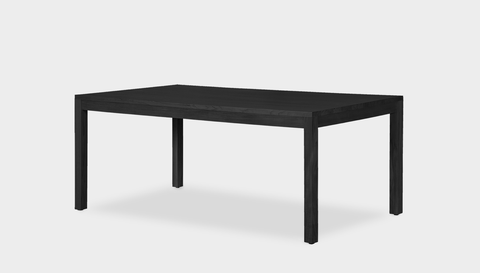 reddie-raw rectangular 160L x 90D x 75H *cm / Wood Teak~Black / Wood Teak~Black Bob Table Table - Wood
