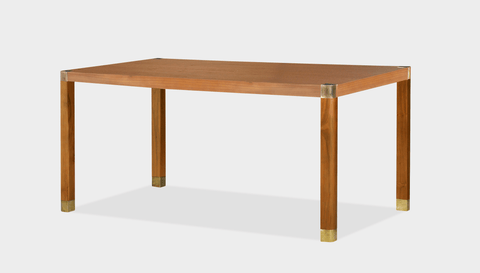 reddie-raw rectangular 160W x 90D x 75H *cm / Wood Veneer~Teak Rita Rectanguar Table