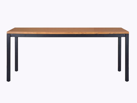 reddie-raw rectangular Bob Table Table - Wood