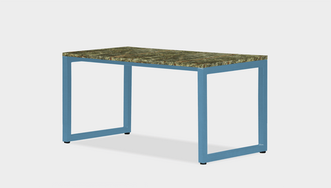 reddie-raw rectangular coffee table 90 x 45 x 45H *cm / Stone~Forest Green / Metal~Blue Suzy Coffee Table Rectangular/Bench