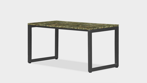 reddie-raw rectangular coffee table 90 x 45 x 45H *cm / Stone~Forest Green / Metal~Grey Suzy Coffee Table Rectangular/Bench