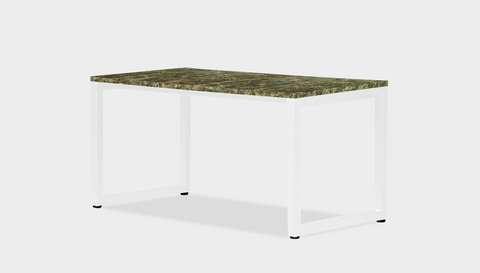 reddie-raw rectangular coffee table 90 x 45 x 45H *cm / Stone~Forest Green / Metal~White Suzy Coffee Table Rectangular/Bench