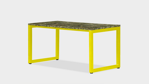 reddie-raw rectangular coffee table 90 x 45 x 45H *cm / Stone~Forest Green / Metal~Yellow Suzy Coffee Table Rectangular/Bench