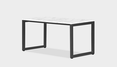 reddie-raw rectangular coffee table 90 x 45 x 45H *cm / Stone~White Veined Marble / Metal~Grey Suzy Coffee Table Rectangular/Bench