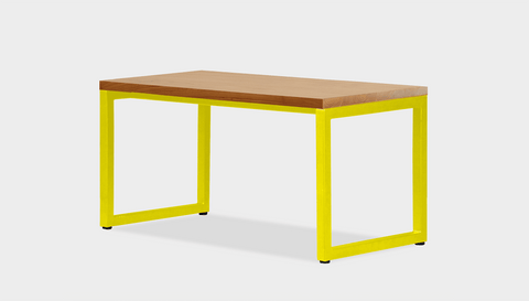 reddie-raw rectangular coffee table 90 x 45 x 45H *cm / Wood Teak~Oak / Metal~Yellow Suzy Coffee Table Rectangular/Bench