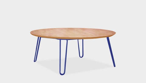 reddie-raw round coffee table 90dia x 35H *cm / Wood Teak~Oak / Metal~Navy Willy Coffee Table Round