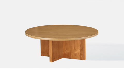 reddie-raw round coffee table 90dia x 35H *cm / Wood Teak~Oak / Wood Teak~Natural Bob Coffee Table Round