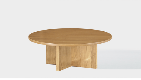 reddie-raw round coffee table 90dia x 35H *cm / Wood Teak~Oak / Wood Teak~Oak Bob Coffee Table Round