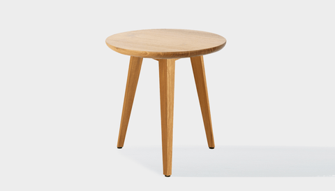 reddie-raw round side table 45dia x 45H *cm / Wood Teak~Oak / Wood Teak~Oak Vinny Side Table Round