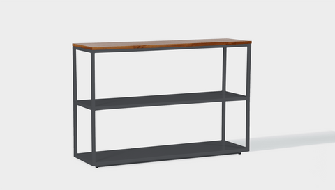 reddie-raw shelf 120W x 35D x 80H *cm / Wood Teak~Natural / Metal~Grey Suzy Shelf / Bookcase