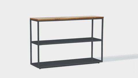 reddie-raw shelf 120W x 35D x 80H *cm / Wood Teak~Oak / Metal~Grey Suzy Shelf / Bookcase