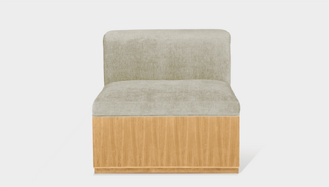 reddie-raw sofa MIDDLE 80W x 95D x 73H (43H seat) *cm / Fabric~Magma-Latte / Wood Veneer~Oak Dylan Sofa