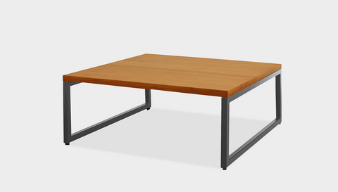 reddie-raw square coffee table 90 x 90 x 35H *cm / Wood Teak~Natural / Metal~Grey Suzy Coffee Table Square