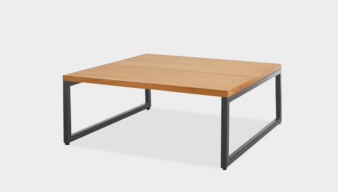 reddie-raw square coffee table 90 x 90 x 35H *cm / Wood Teak~Oak / Metal~Grey Suzy Coffee Table Square