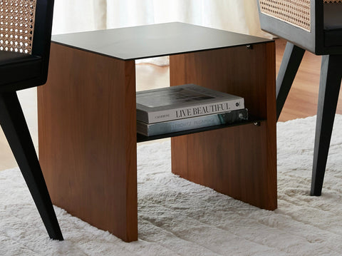 reddie-raw square side table Andi Side Table
