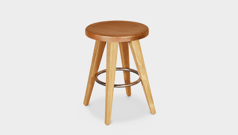 reddie-raw stool Wood Teak~Natural / Wood Teak~Oak Vinny Stool
