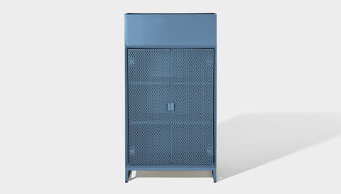 reddie-raw storage cupboard 60W x 45D x 110H  *cm (with planter box) / Lacquer~Blue NCW Storage Unit with and without planter