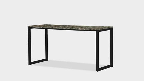 reddie-raw desk 150L x 35D x 75H *cm / Stone~Forest Green / Metal~Black Suzy Desk