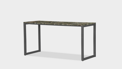 reddie-raw desk 150L x 35D x 75H *cm / Stone~Forest Green / Metal~Grey Suzy Desk