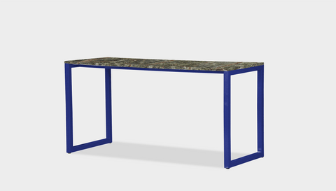 reddie-raw desk 150L x 35D x 75H *cm / Stone~Forest Green / Metal~Navy Suzy Desk