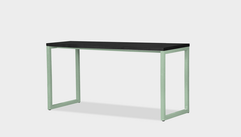 reddie-raw desk 150L x 35D x 75H *cm / Wood Teak~Black / Metal~Mint Suzy Desk