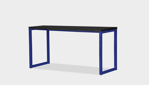 reddie-raw desk 150L x 35D x 75H *cm / Wood Teak~Black / Metal~Navy Suzy Desk