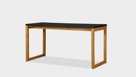 reddie-raw desk 150L x 35D x 75H *cm / Wood Teak~Black / Wood Teak~Oak Suzy Desk