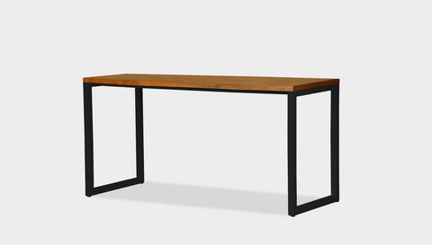reddie-raw desk 150L x 35D x 75H *cm / Wood Teak~Natural / Metal~Black Suzy Desk