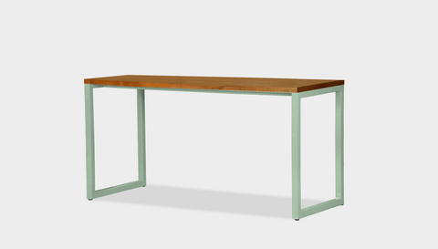 reddie-raw desk 150L x 35D x 75H *cm / Wood Teak~Natural / Metal~Mint Suzy Desk
